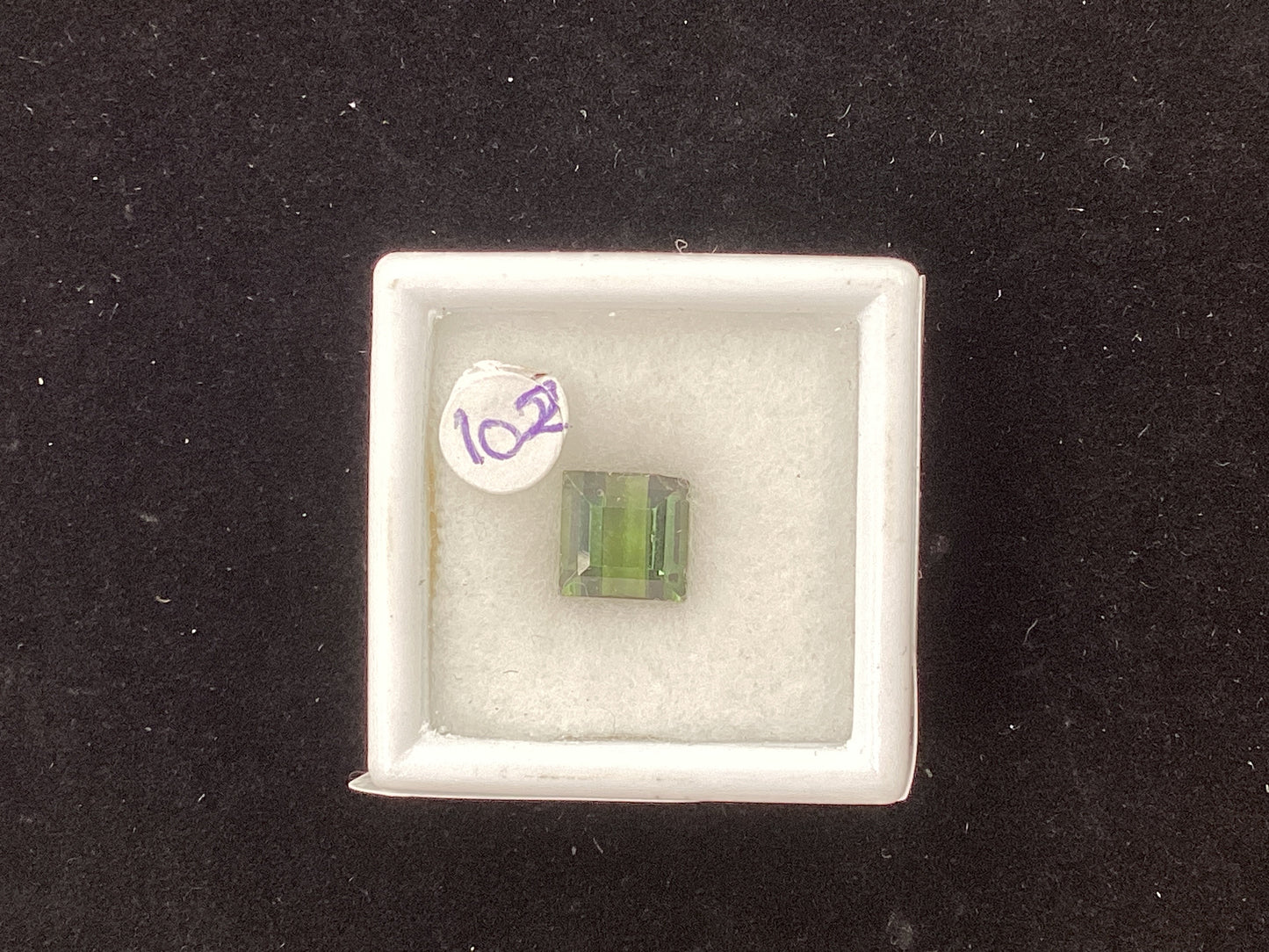 Square Green Tourmaline GT85