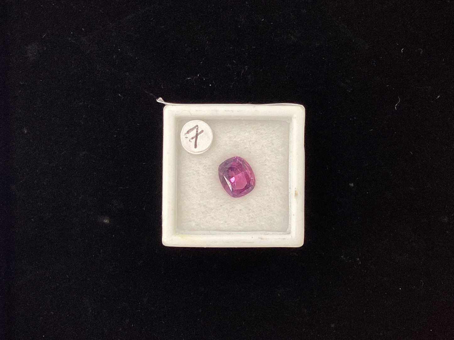 Purple Cushion Sapphire P59 7.2 x 6.1mm