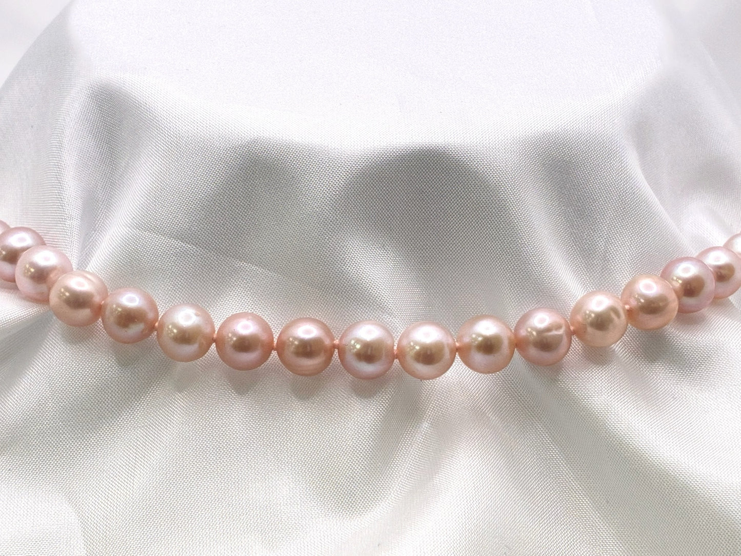Sterling Silver Lavender Freshwater Pearl Necklace