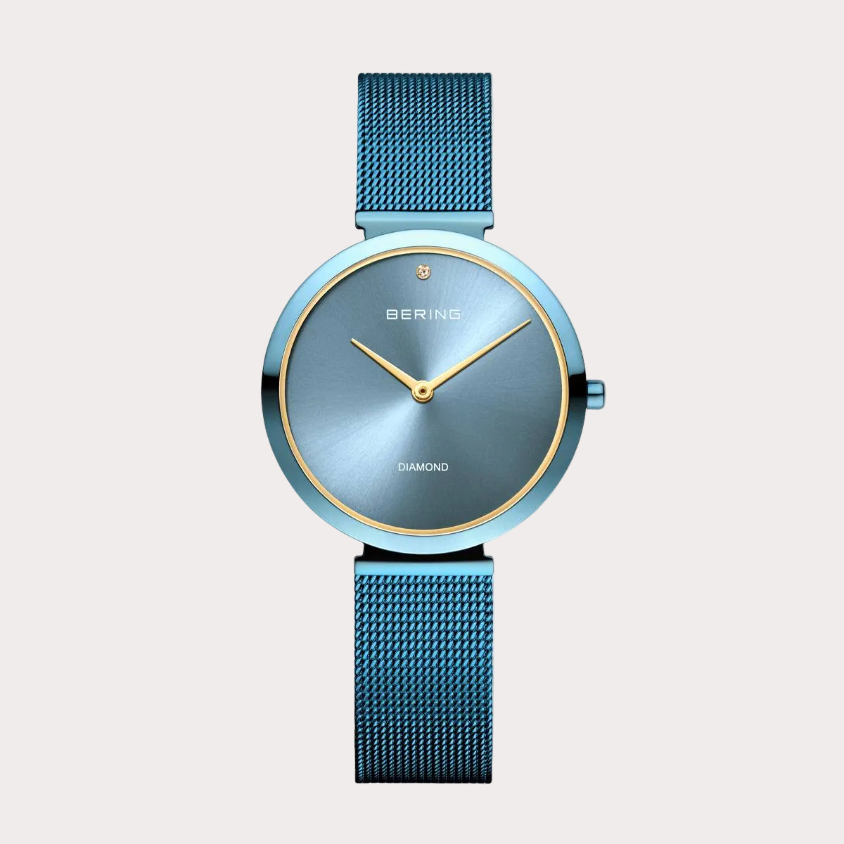 BERING Ladies Blue Diamond Watch
