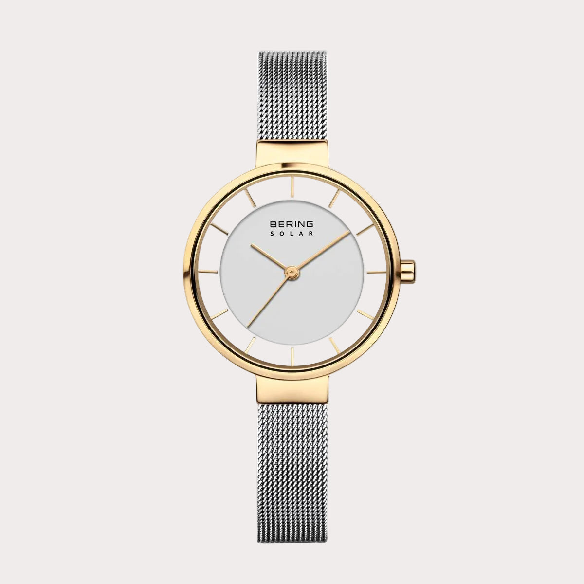 BERING Ladies Gold Solar Watch