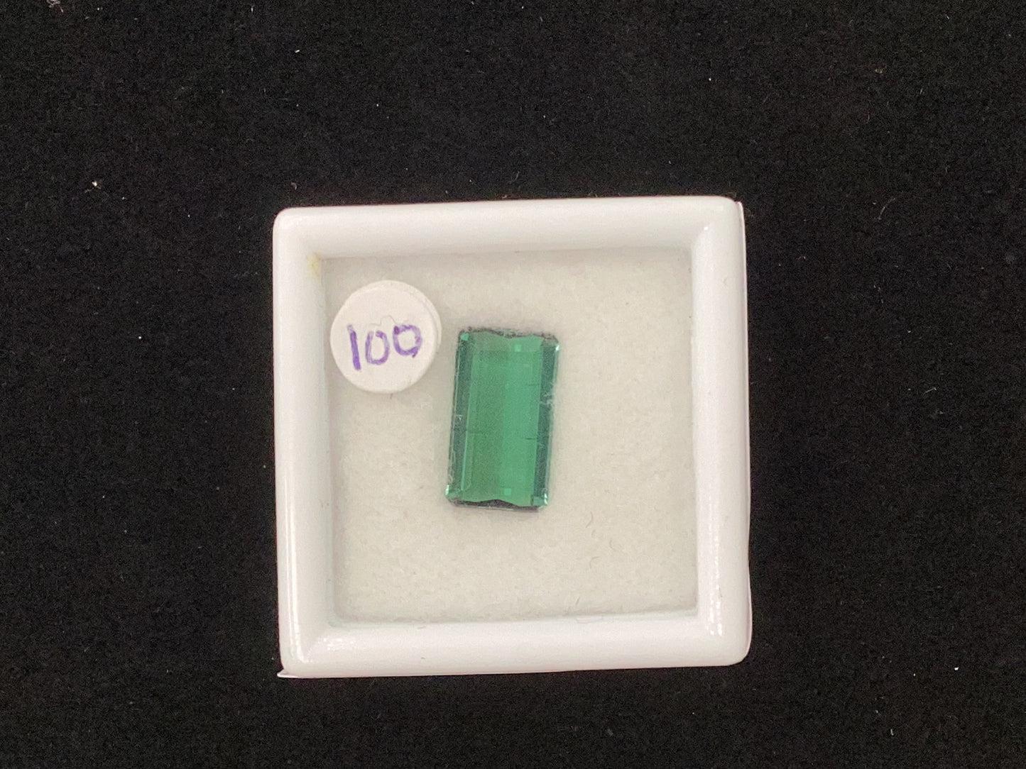 Emerald Cut Green Tourmaline GT41