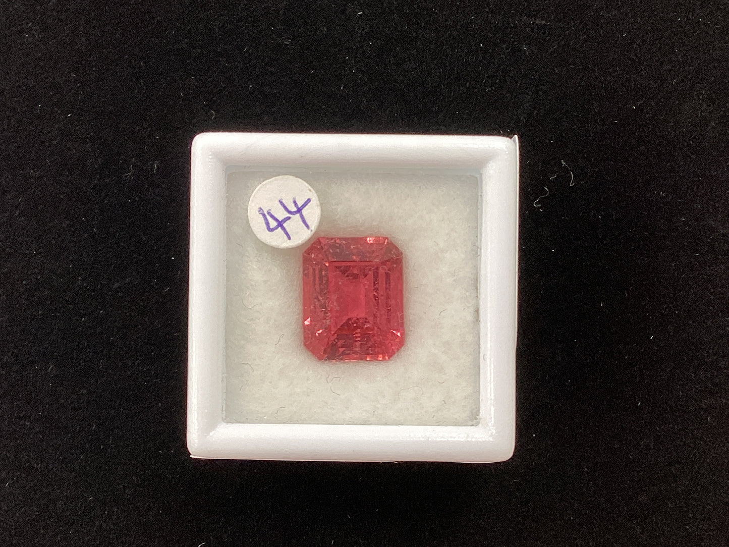 MRJ5263 Octagon Pink Tourmaline 10.6 x 8.6mm 4.03ct