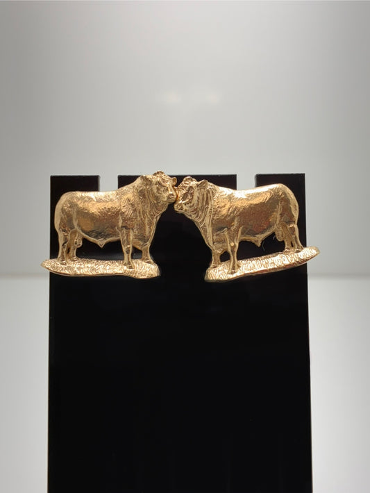 9ct Bull Cufflinks