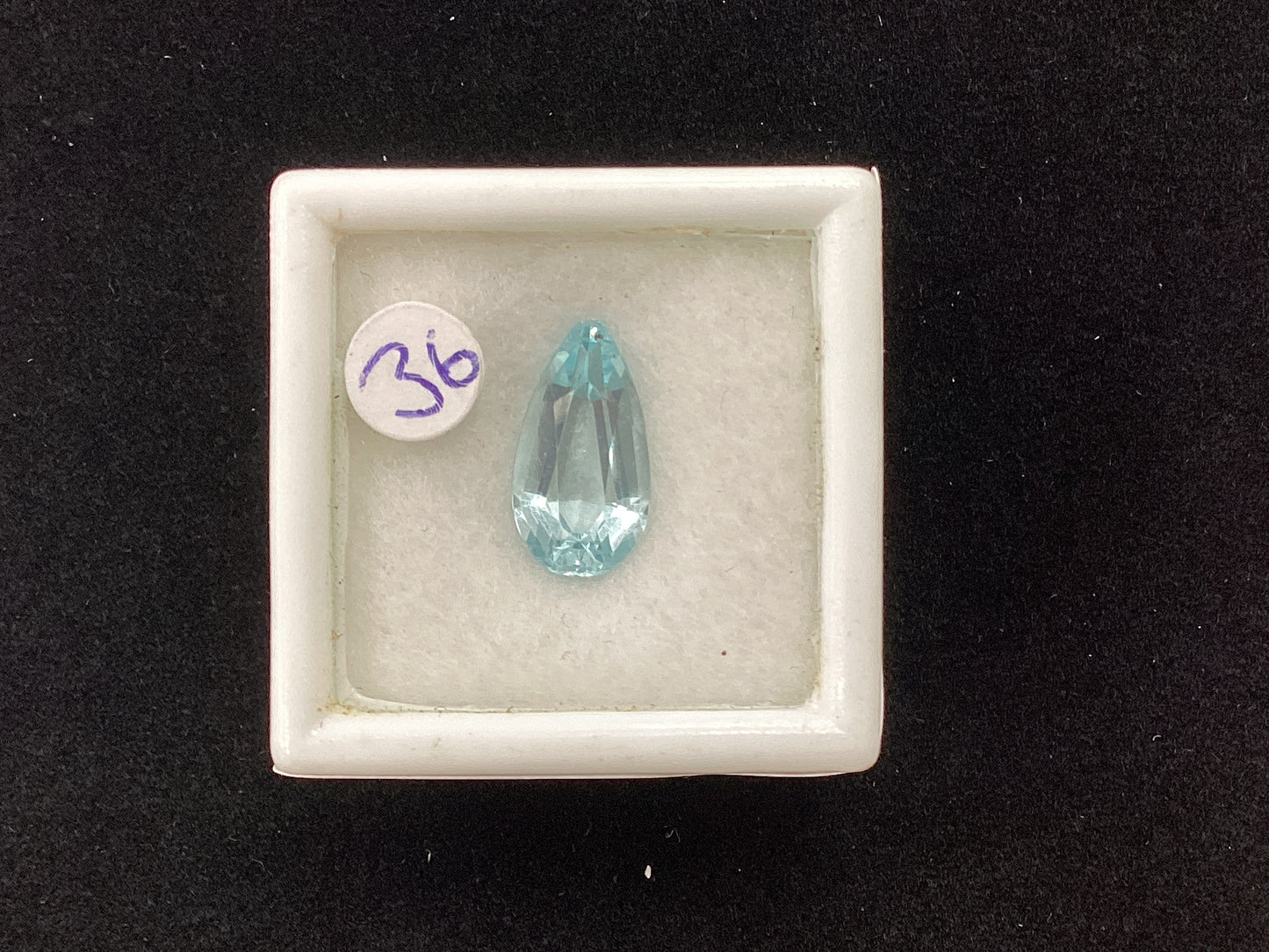 Pear Shaped Aqua A41