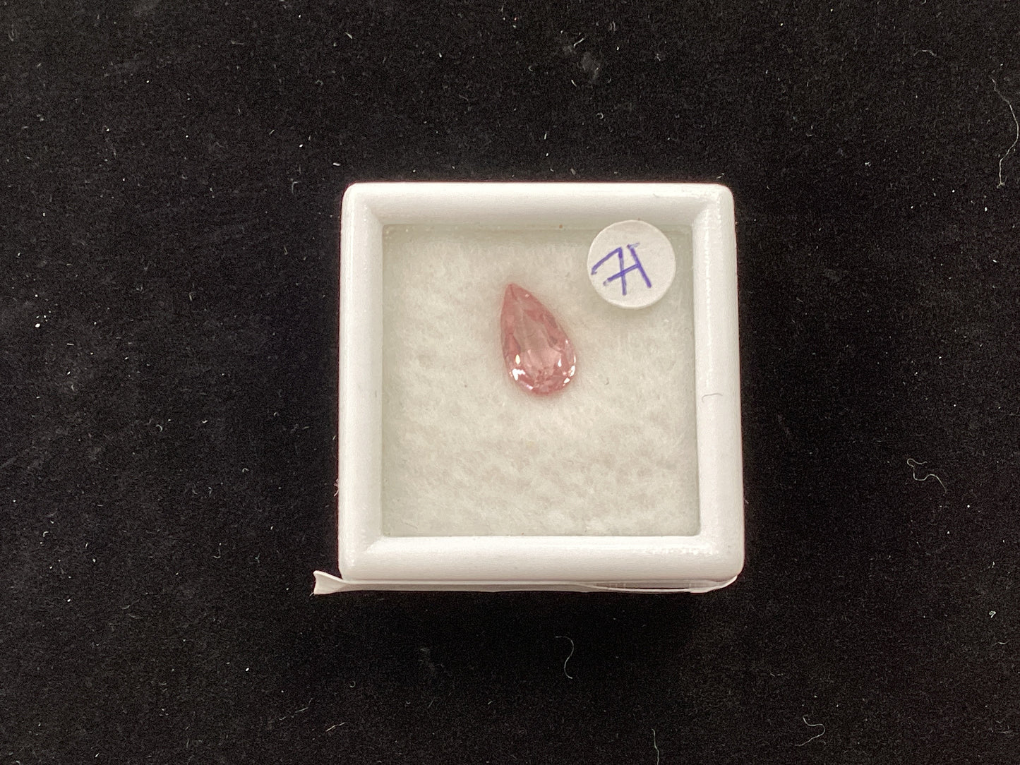 MRJ5290 Pear Shaped Pink Tourmaline 8.4 x 4.8mm 0.81ct