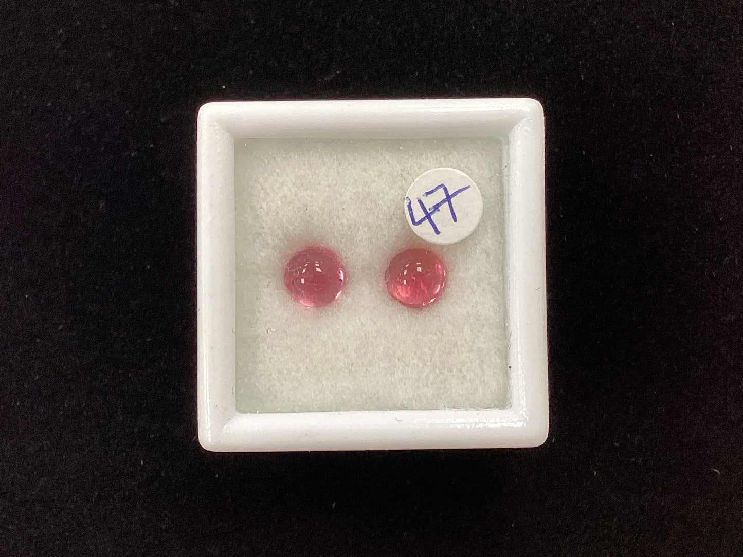 MRJ5266 Cabachon Round Pink Tourmaline 5mm 1.26ct
