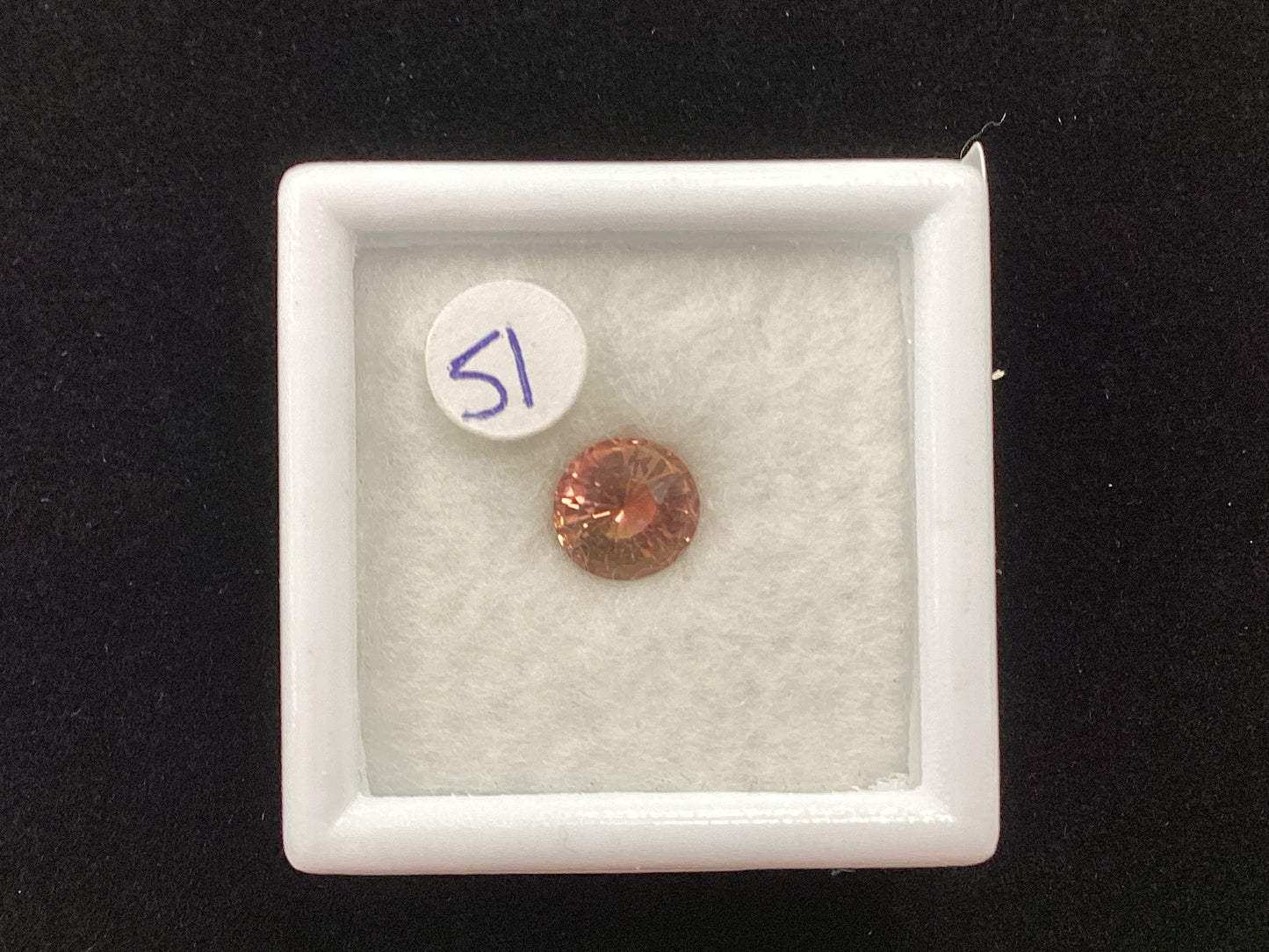 MRJ5270 Round Pink Tourmaline 5.7 x 5.8mm 0.80ct