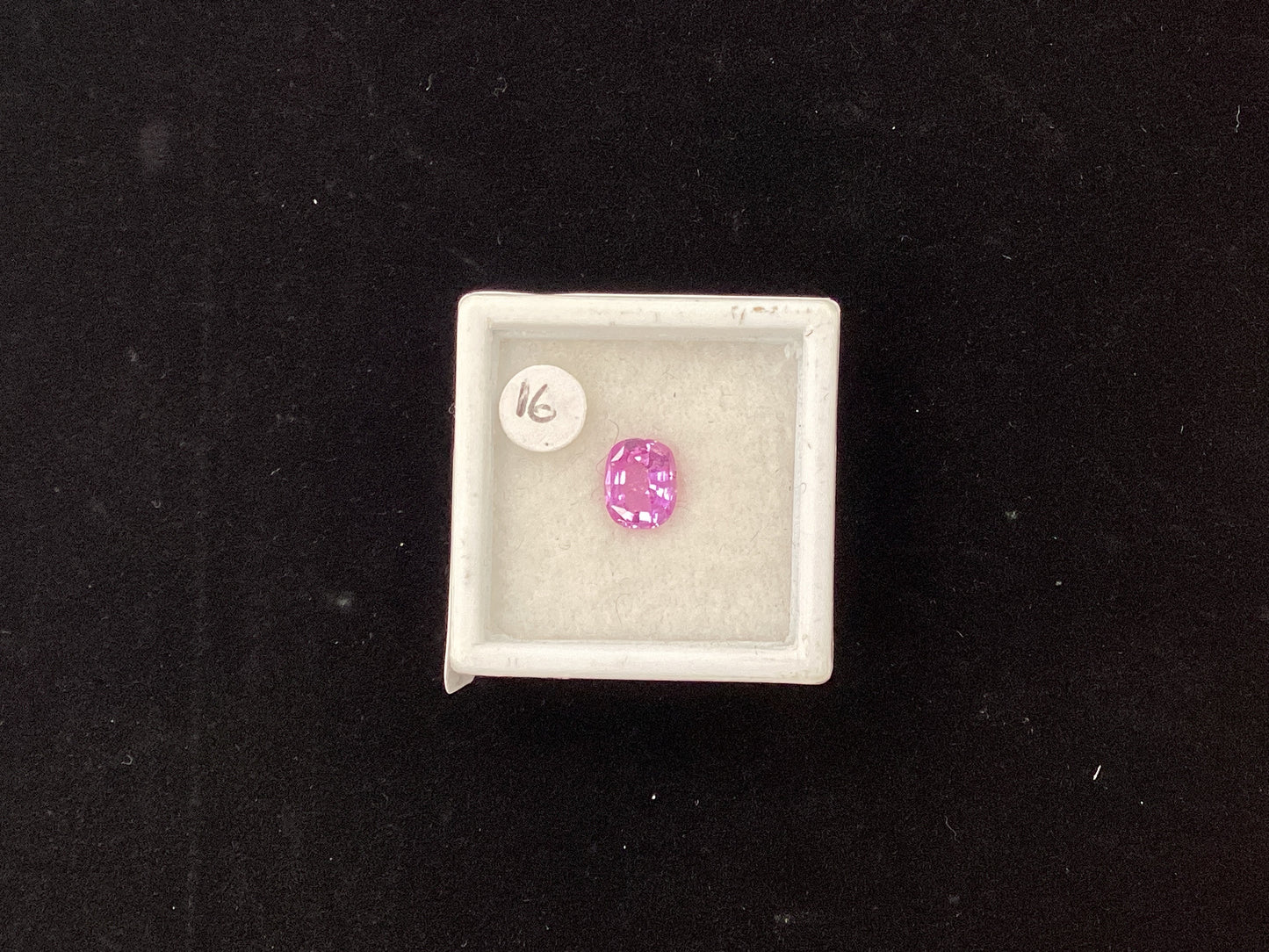 Cushion Cut Pink Sapphire P44 6.4 x 5.1mm 0.84ct