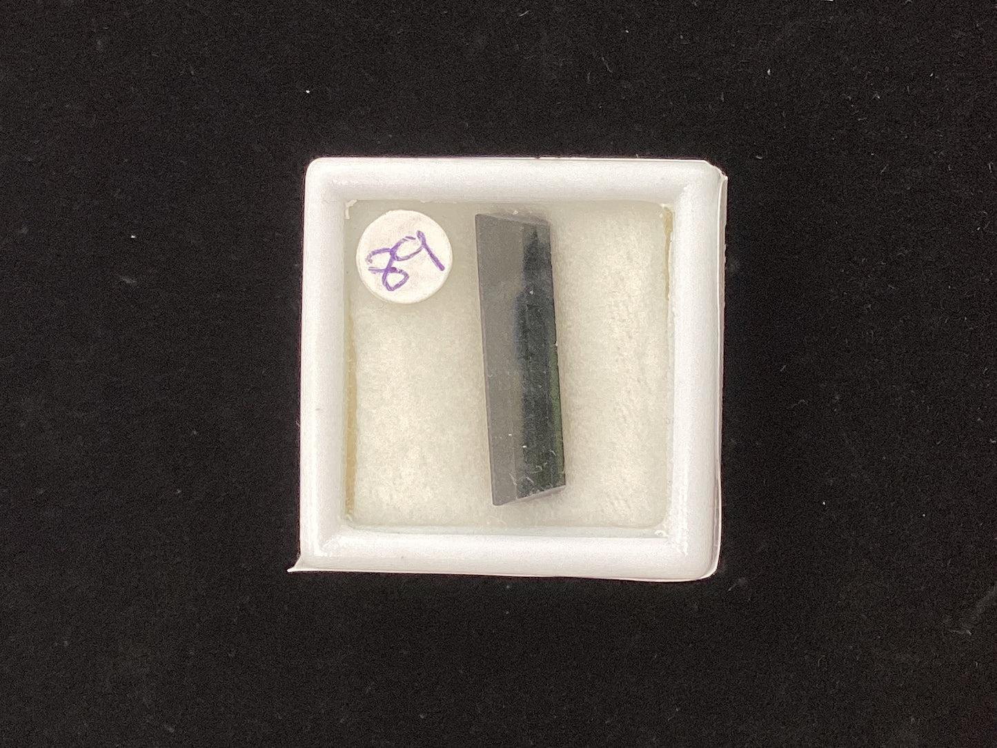 MRJ5308 Long Thin Green Tourmaline 19.5 x 5.4mm 5.43ct