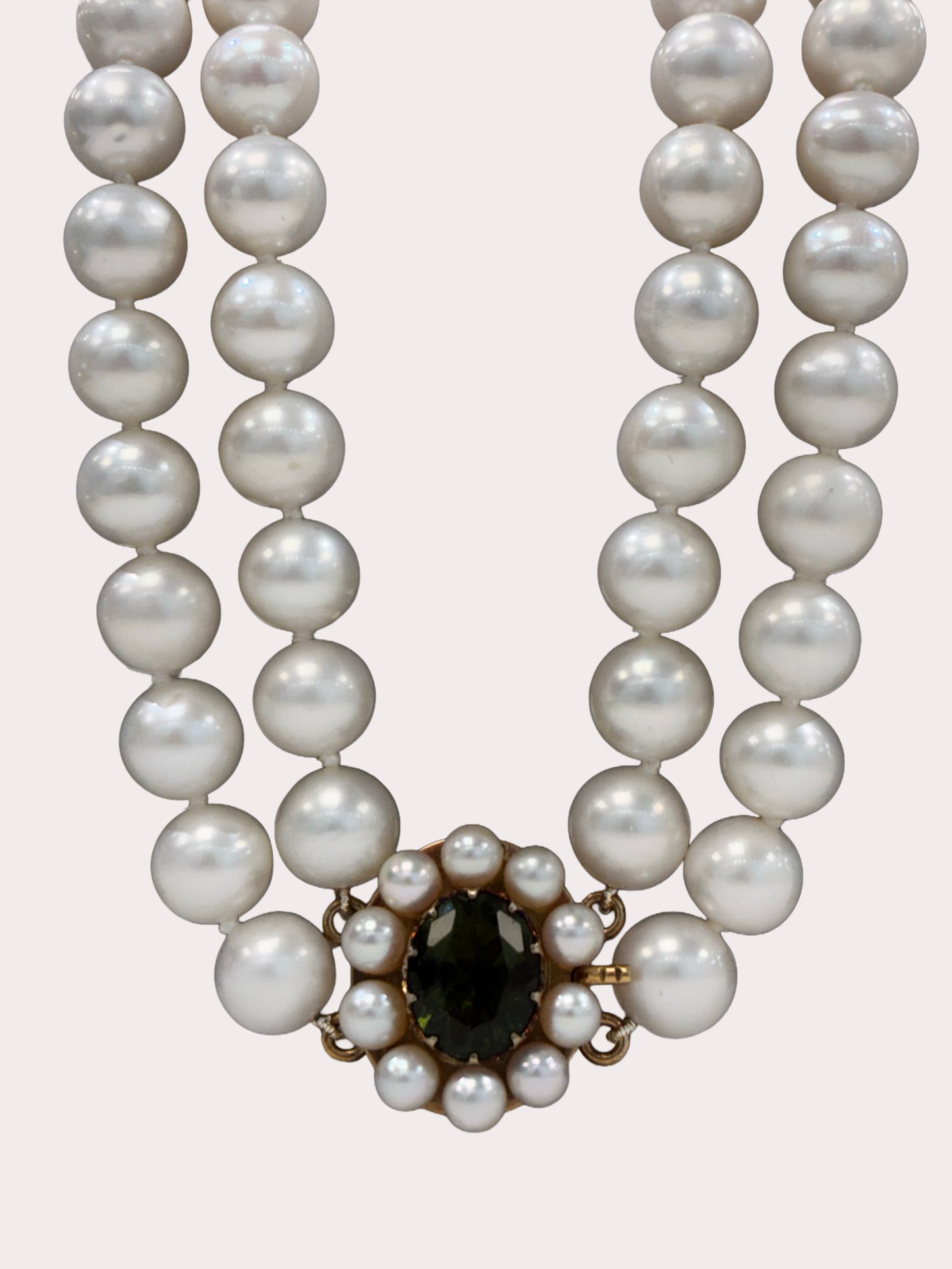 9ct 2 Row Freshwater Pearl Necklace