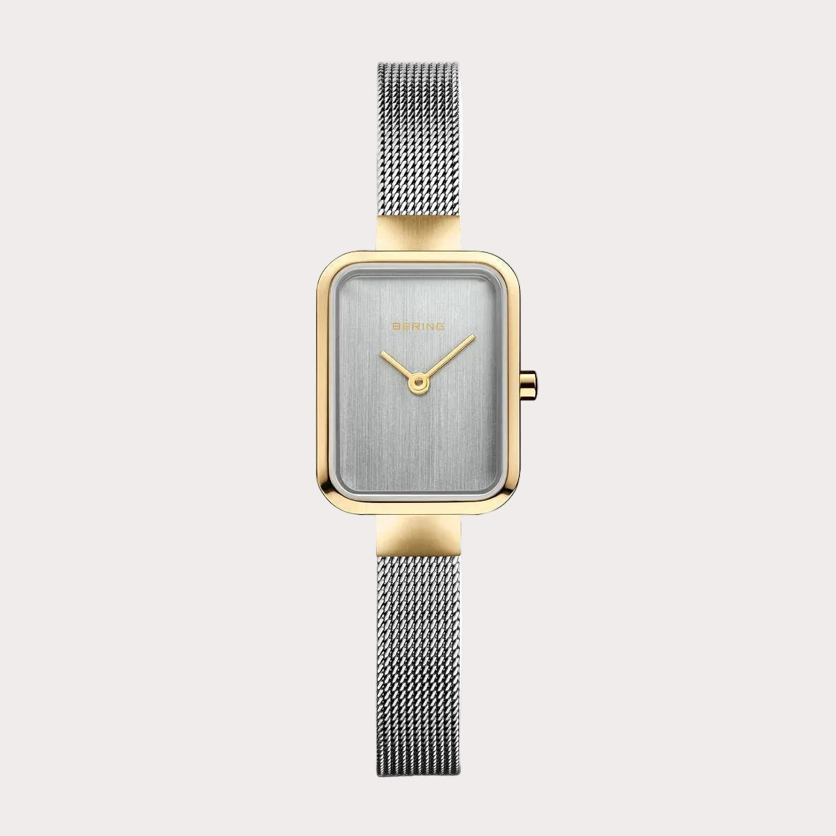 BERING Ladies Two Tone Oblong Watch