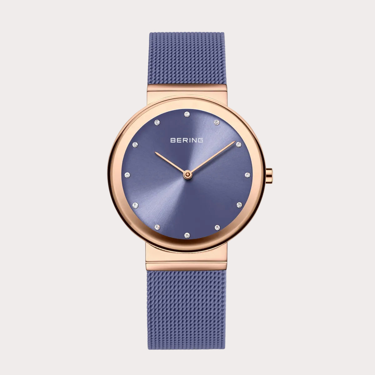 BERING Ladies Purple and Rose Gold Watch