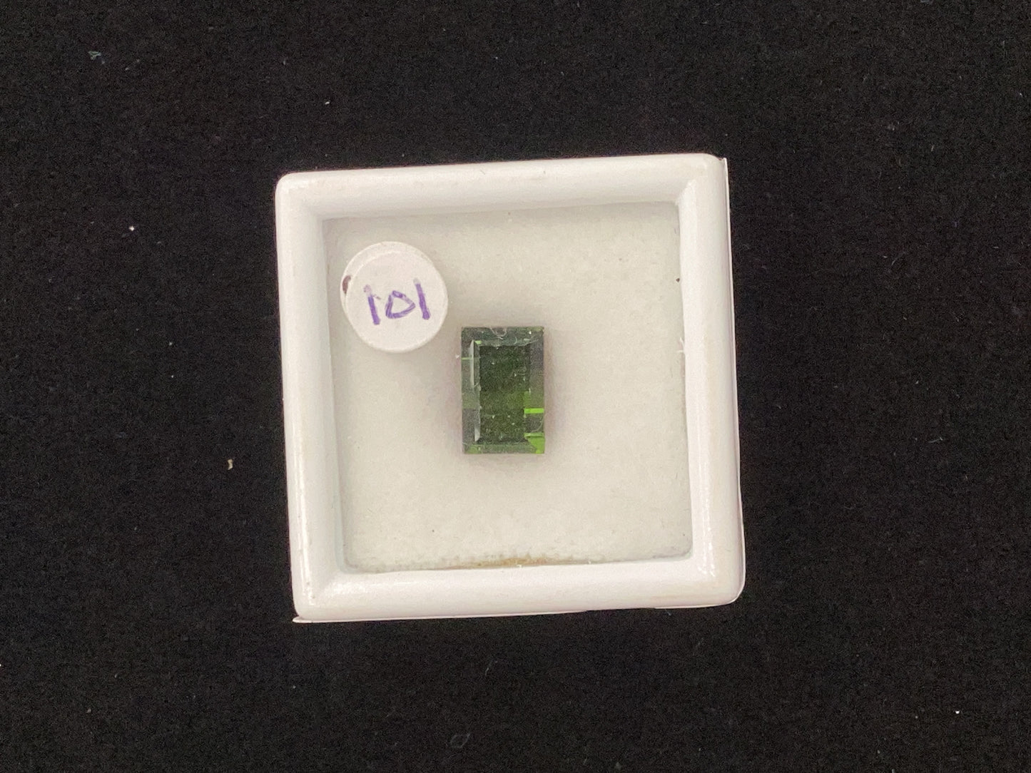 Emerald Cut Green Tourmaline GT45