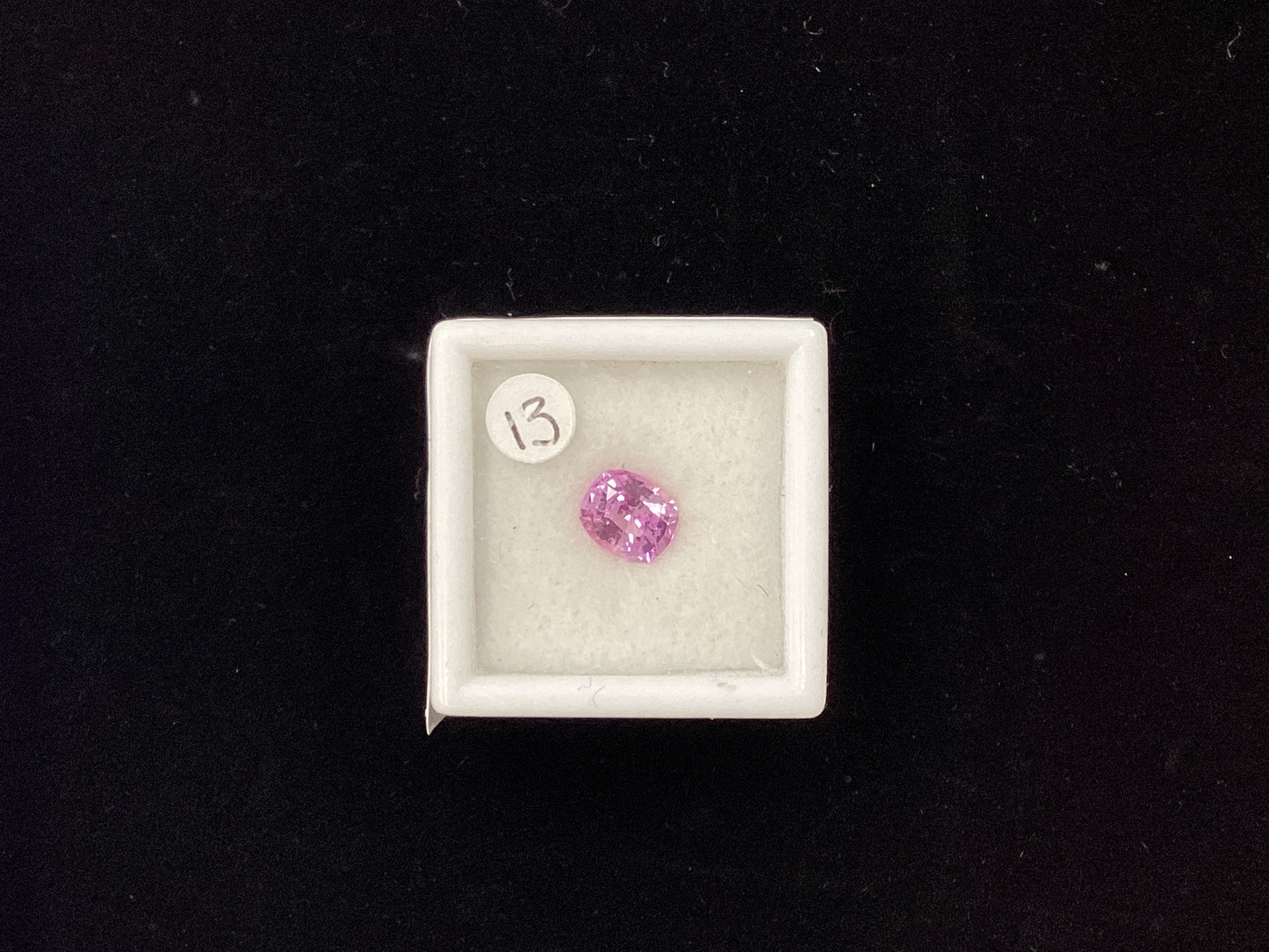 Pink Cushion Sapphire P17 6.6 x 5.6mm 1.13ct
