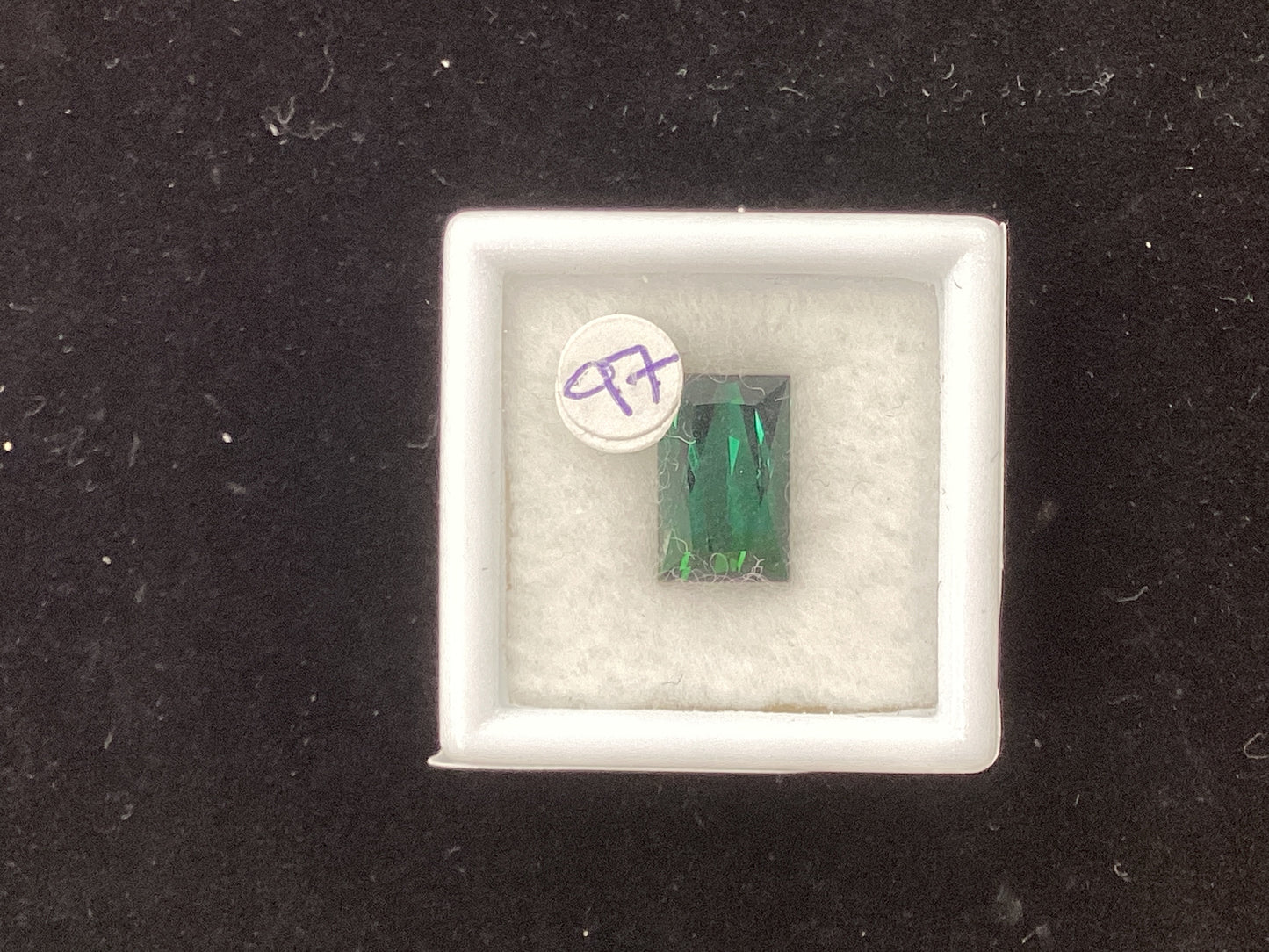 Emerald Cut Green Tourmaline GT36