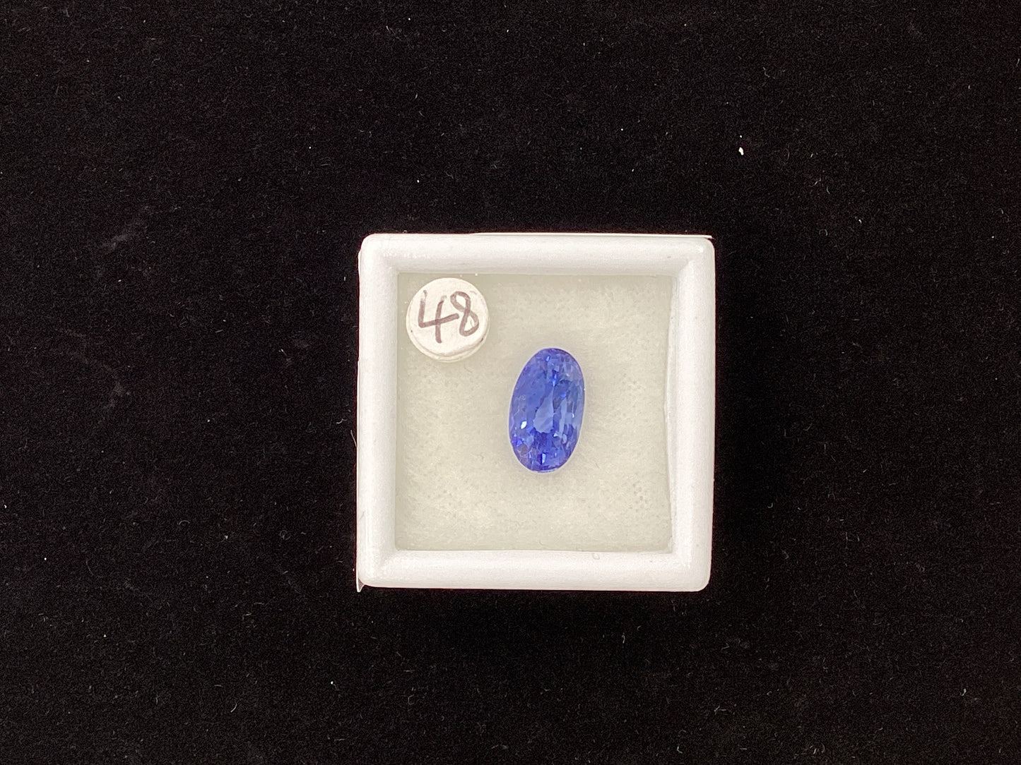 Long Oval Blue Sapphire B47