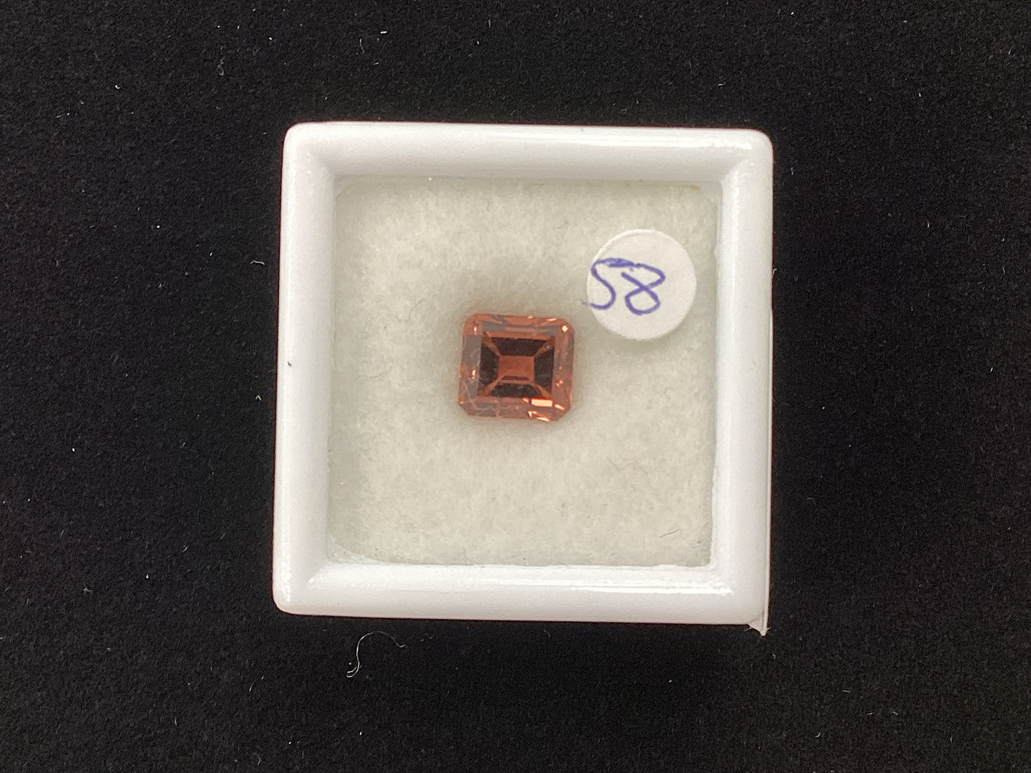 MRJ5277 Octagon Pink Tourmaline 6.3 x 5.7mm 1.44ct