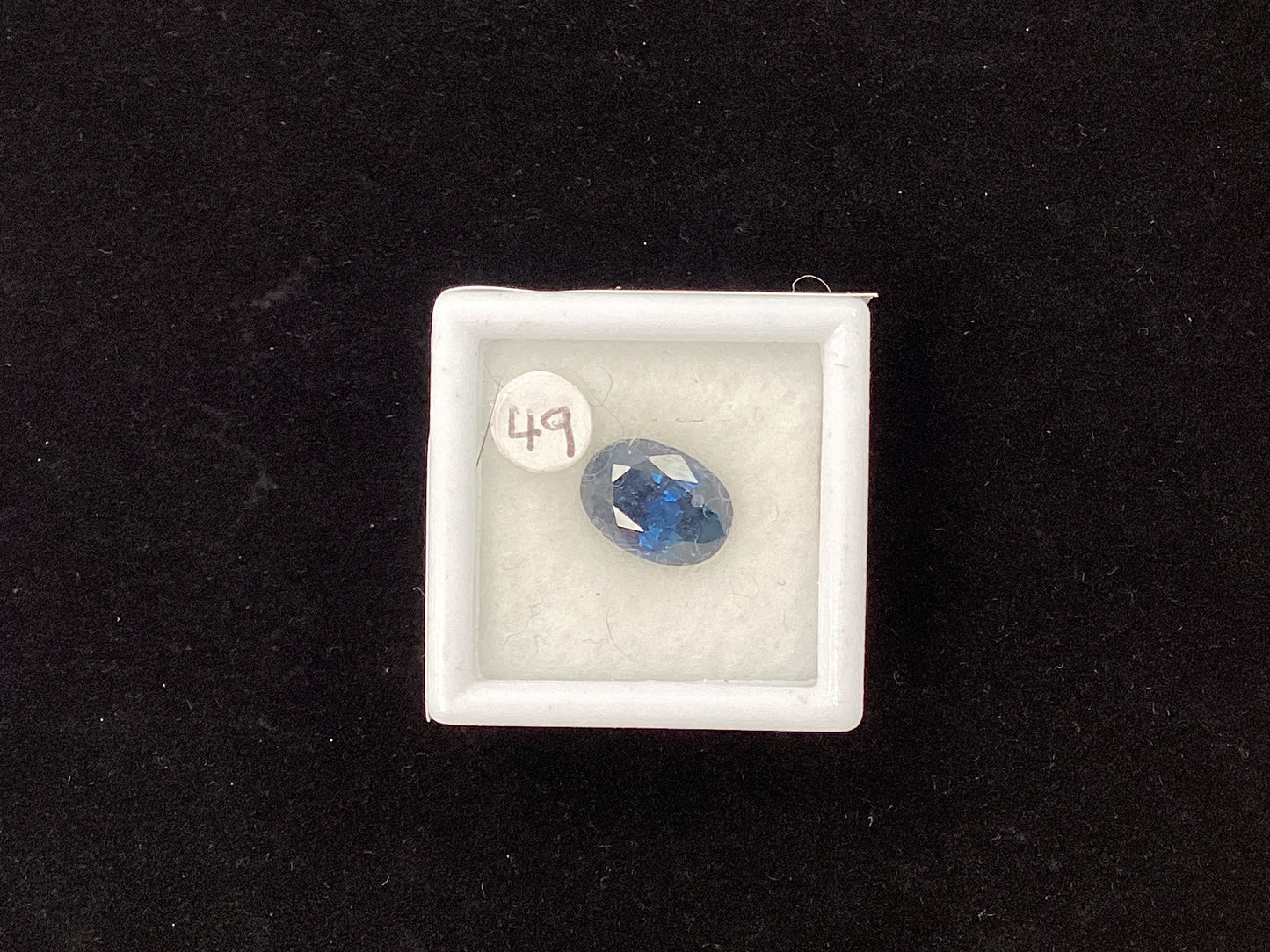 Blue Sapphire Oval B83