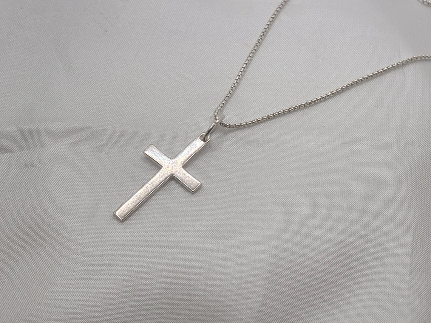 30mm Sterling Silver Cross Pendant