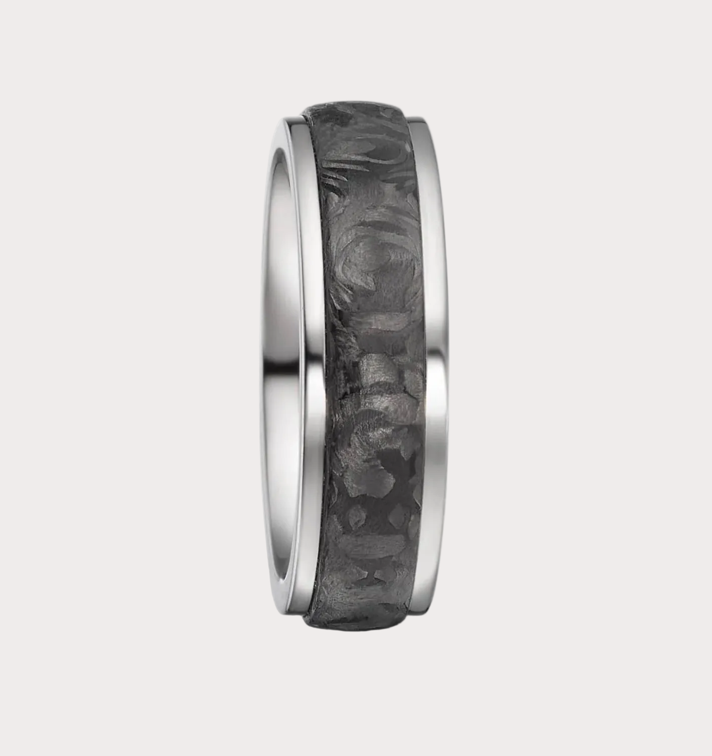 Titanium and Patterned Carbon Ring
