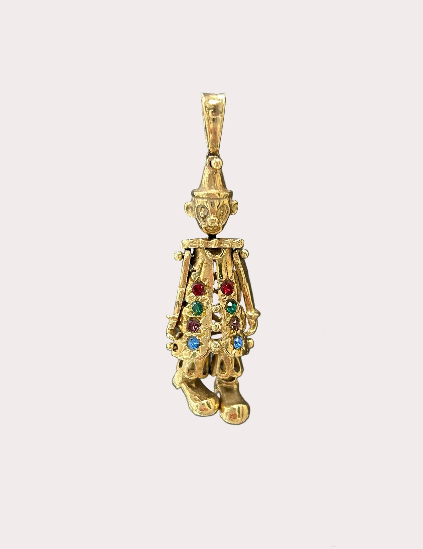 Pre-Owned 9ct Yellow Gold Clown Pendant