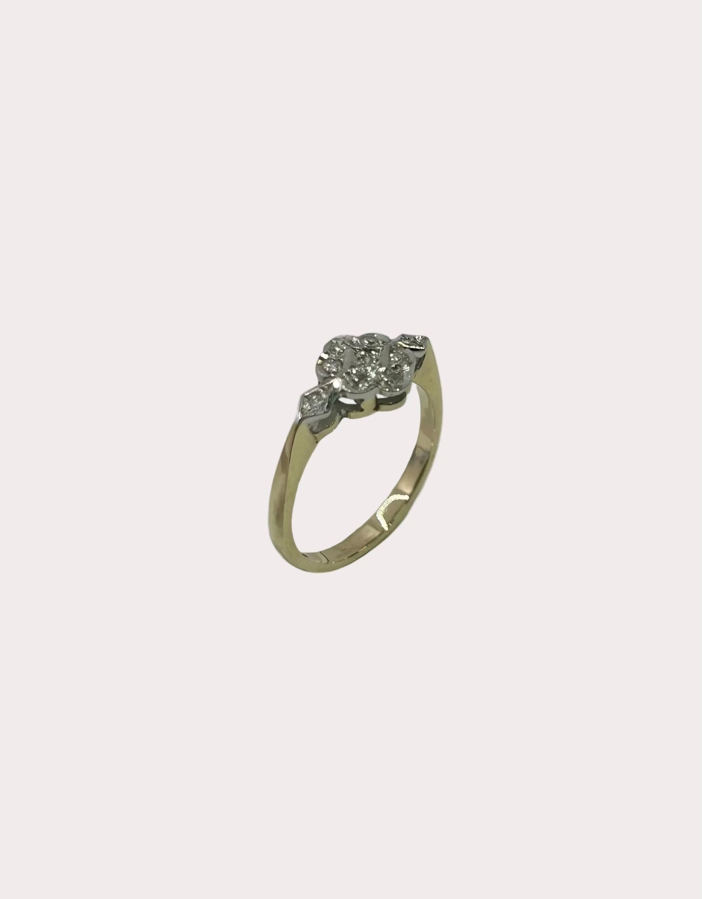 9ct Diamond Ring