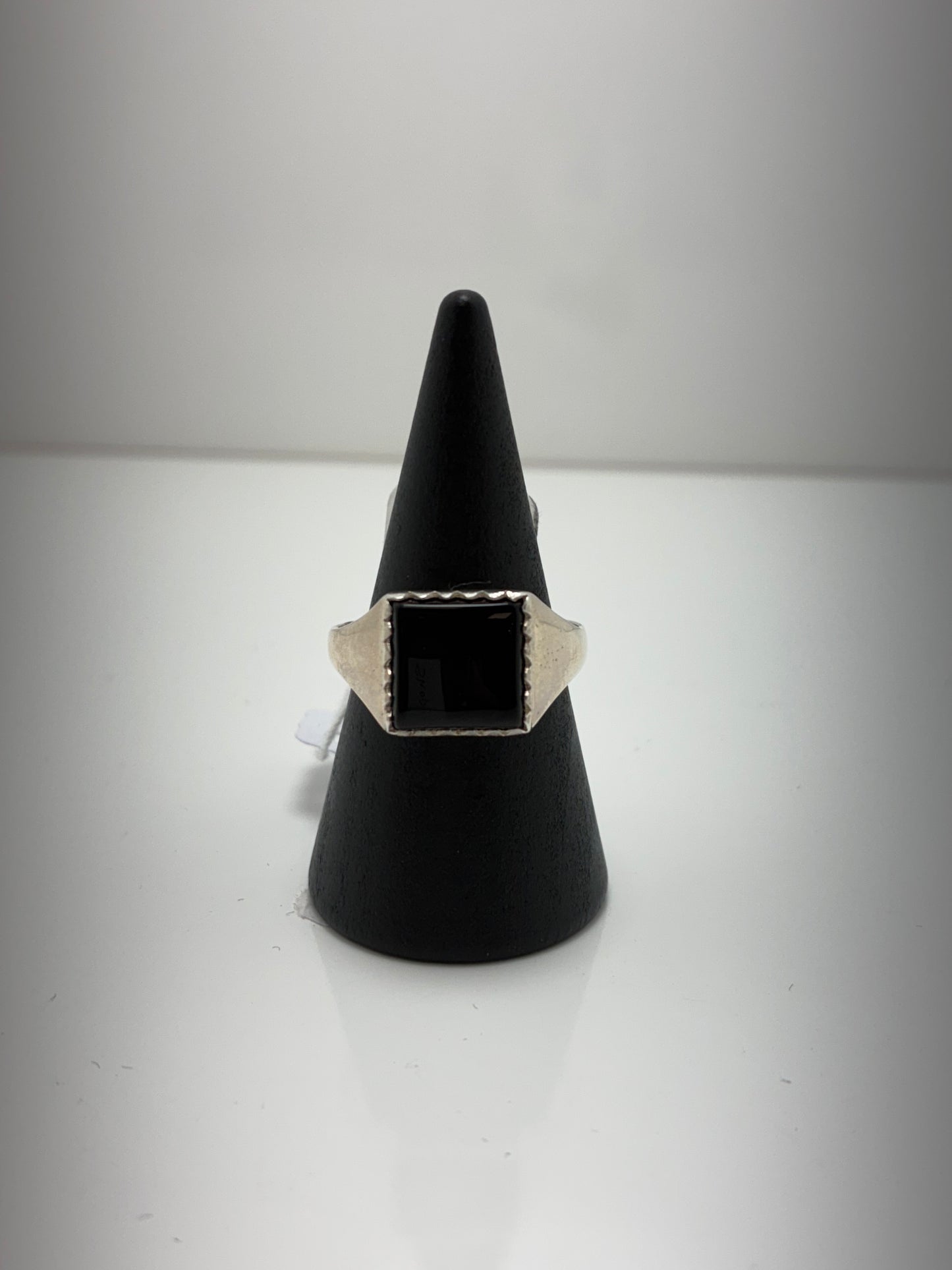 Sterling Silver 925 Onyx Ring