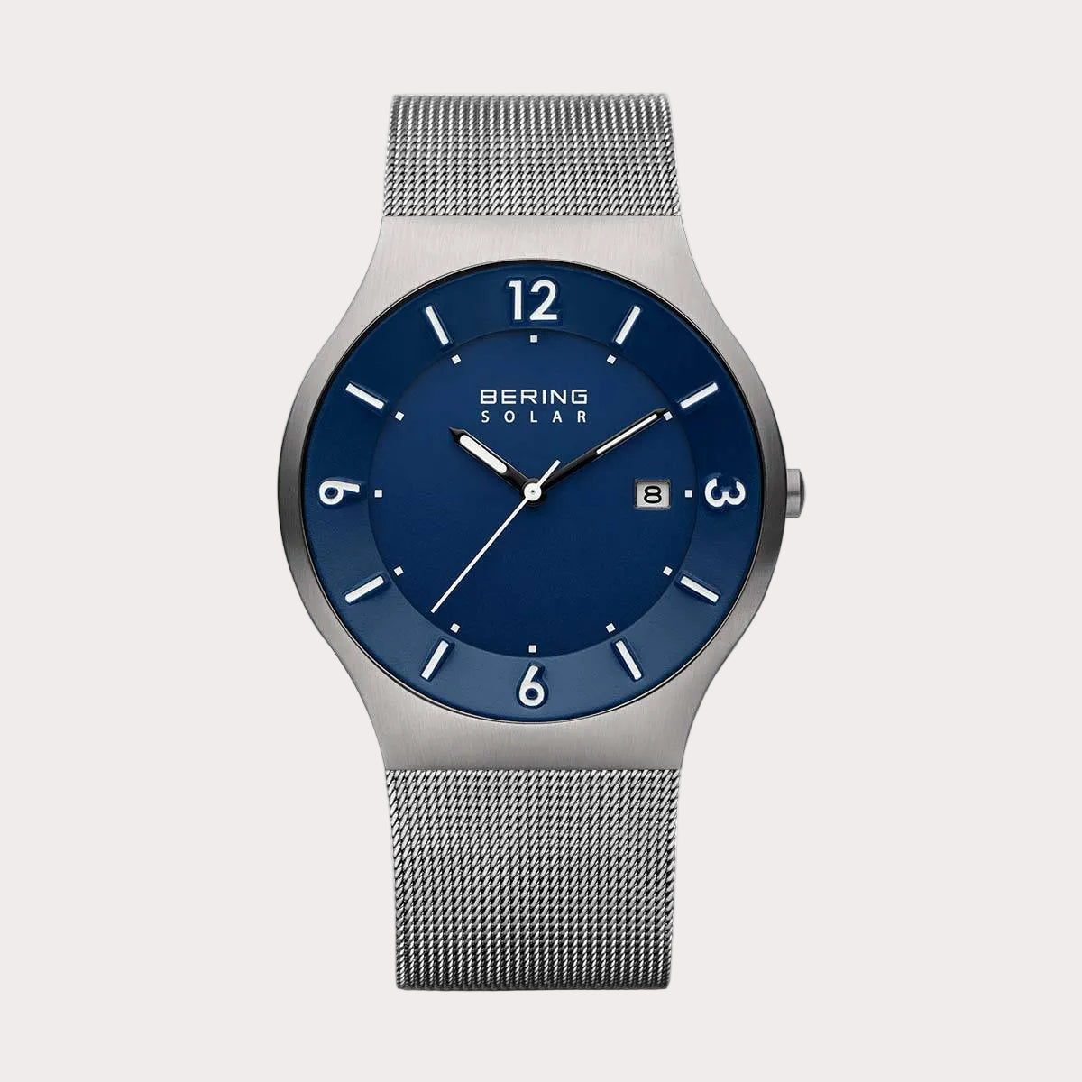 BERING Men's Blue Solar Watch