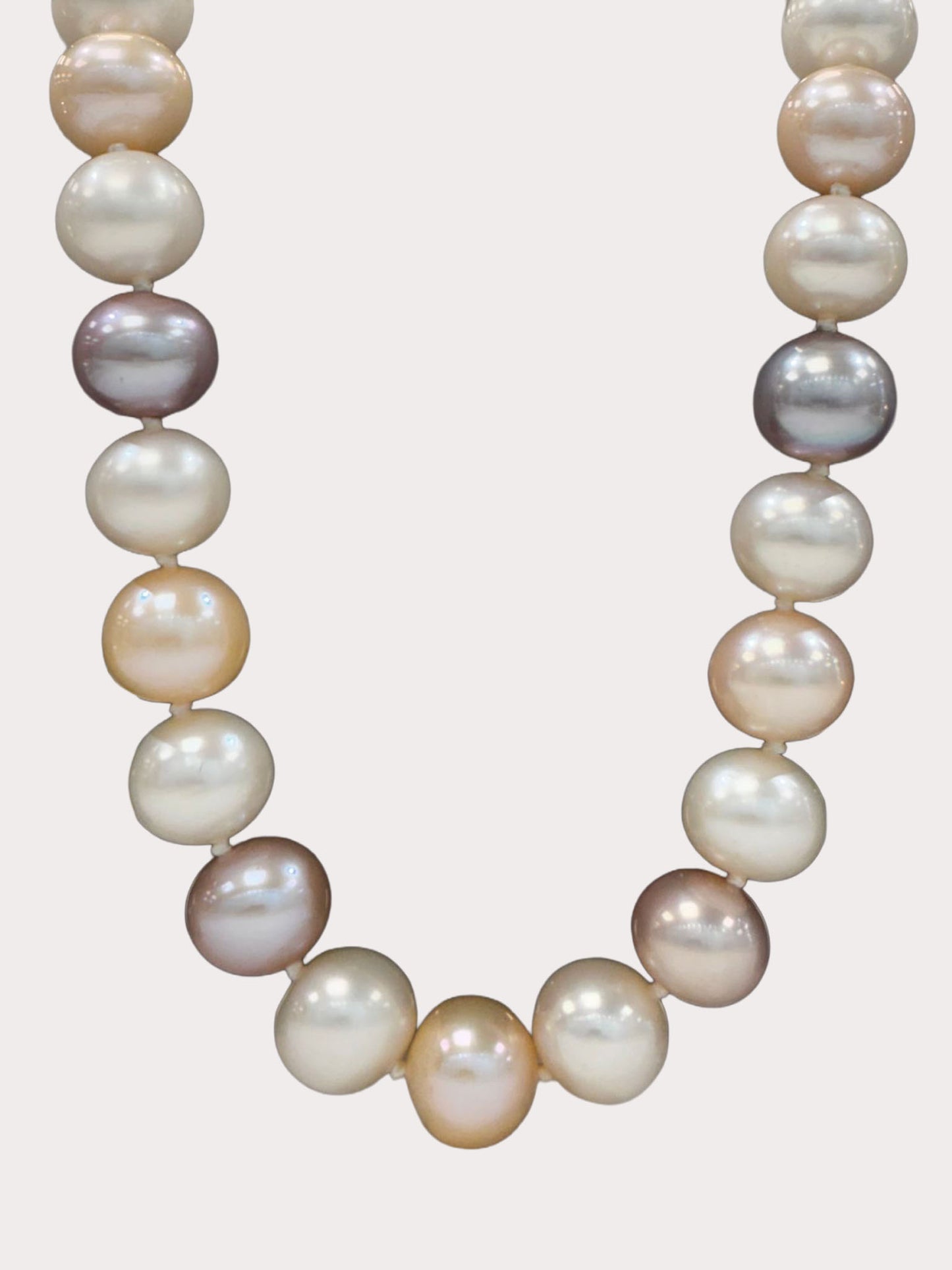 Three Colour Freshwater Pearl Necklace