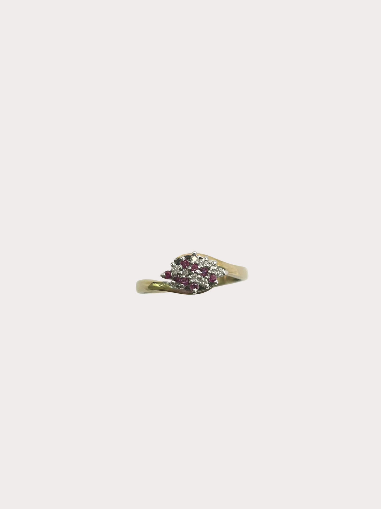 9ct Ruby and Diamond Ring