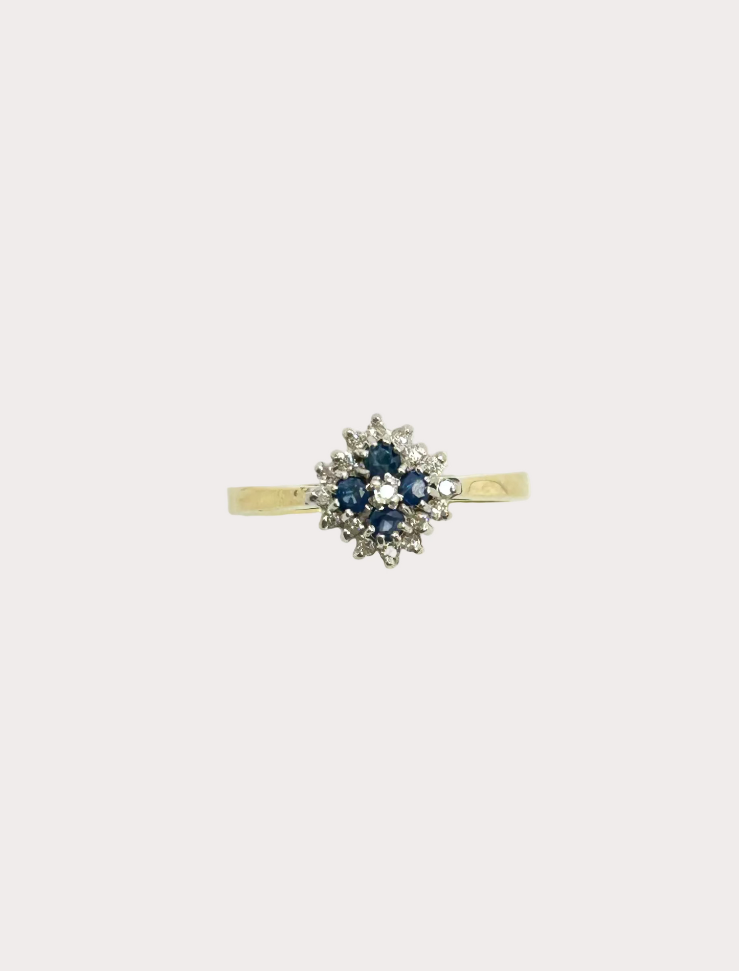 9ct Sapphire and Diamond Ring