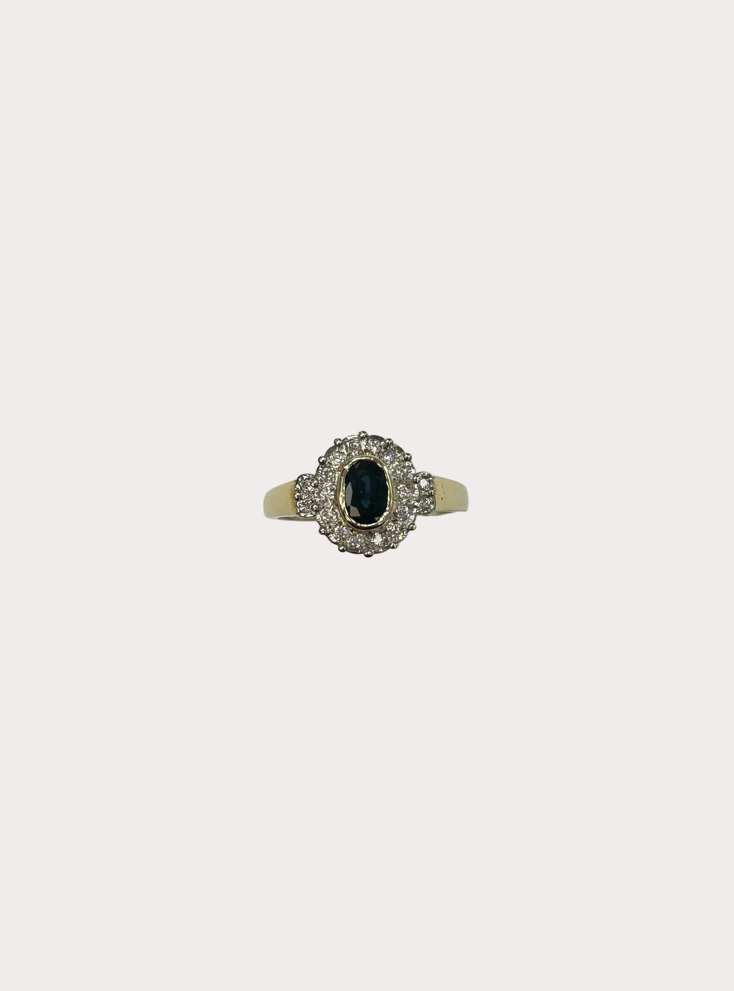 9ct Sapphire and Diamond Ring