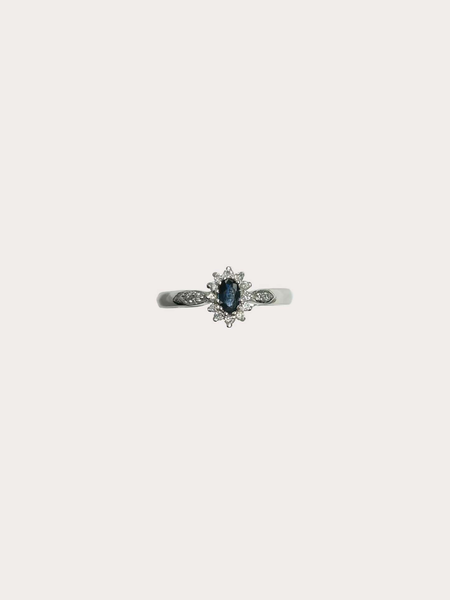 9ct Sapphire and Diamond Ring