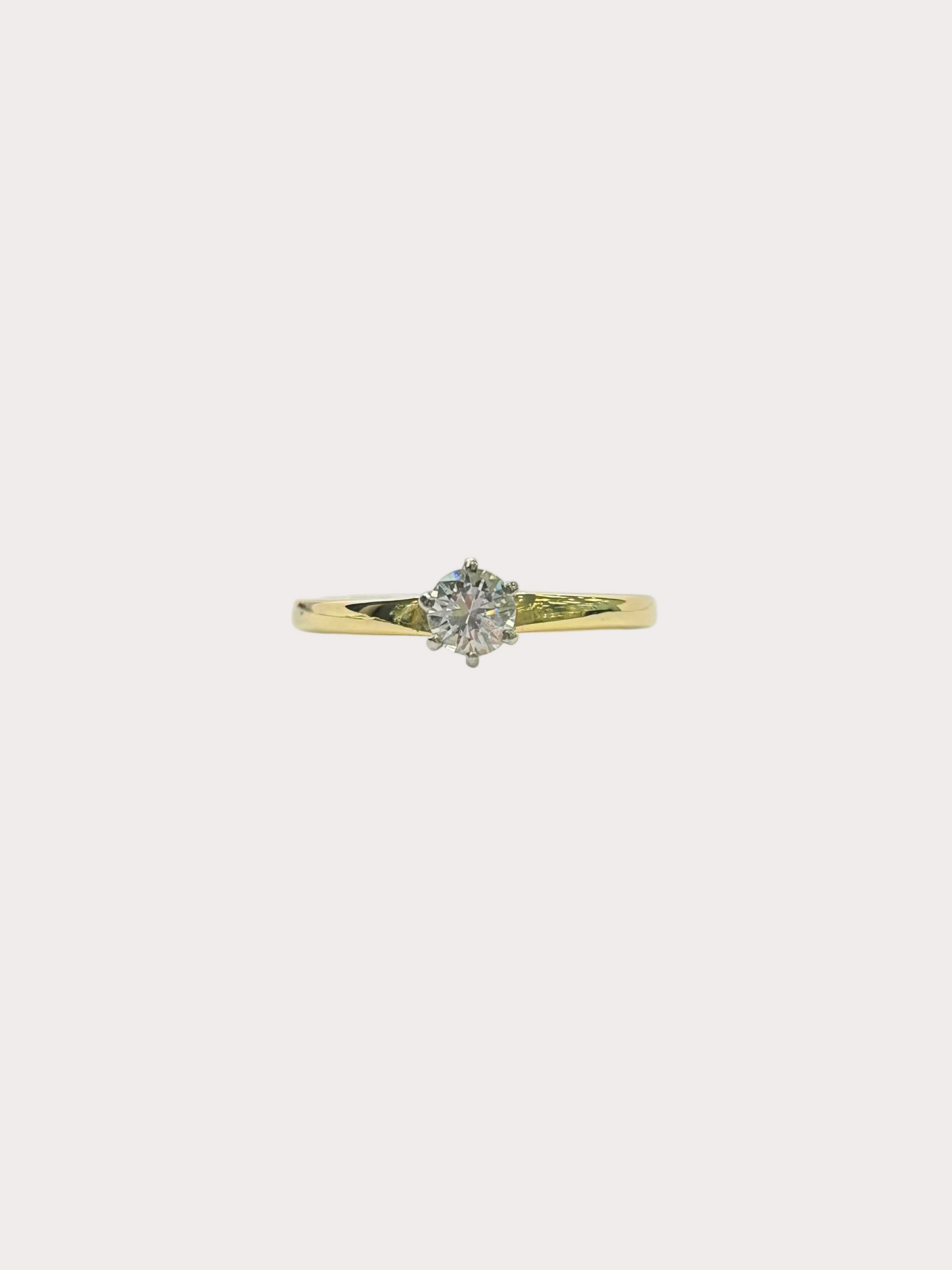 Pre-Owned 18ct Diamond 0.33ct Solitaire Ring