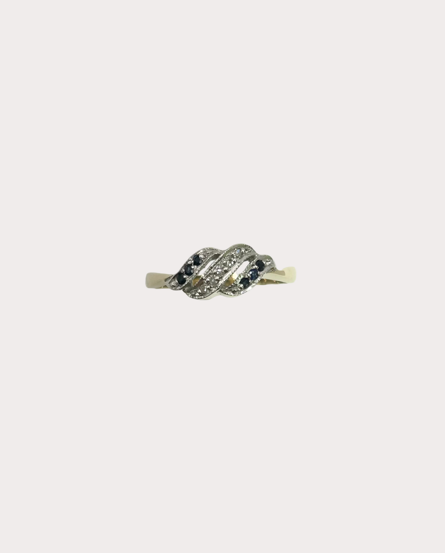 9ct Sapphire And Diamond Ring