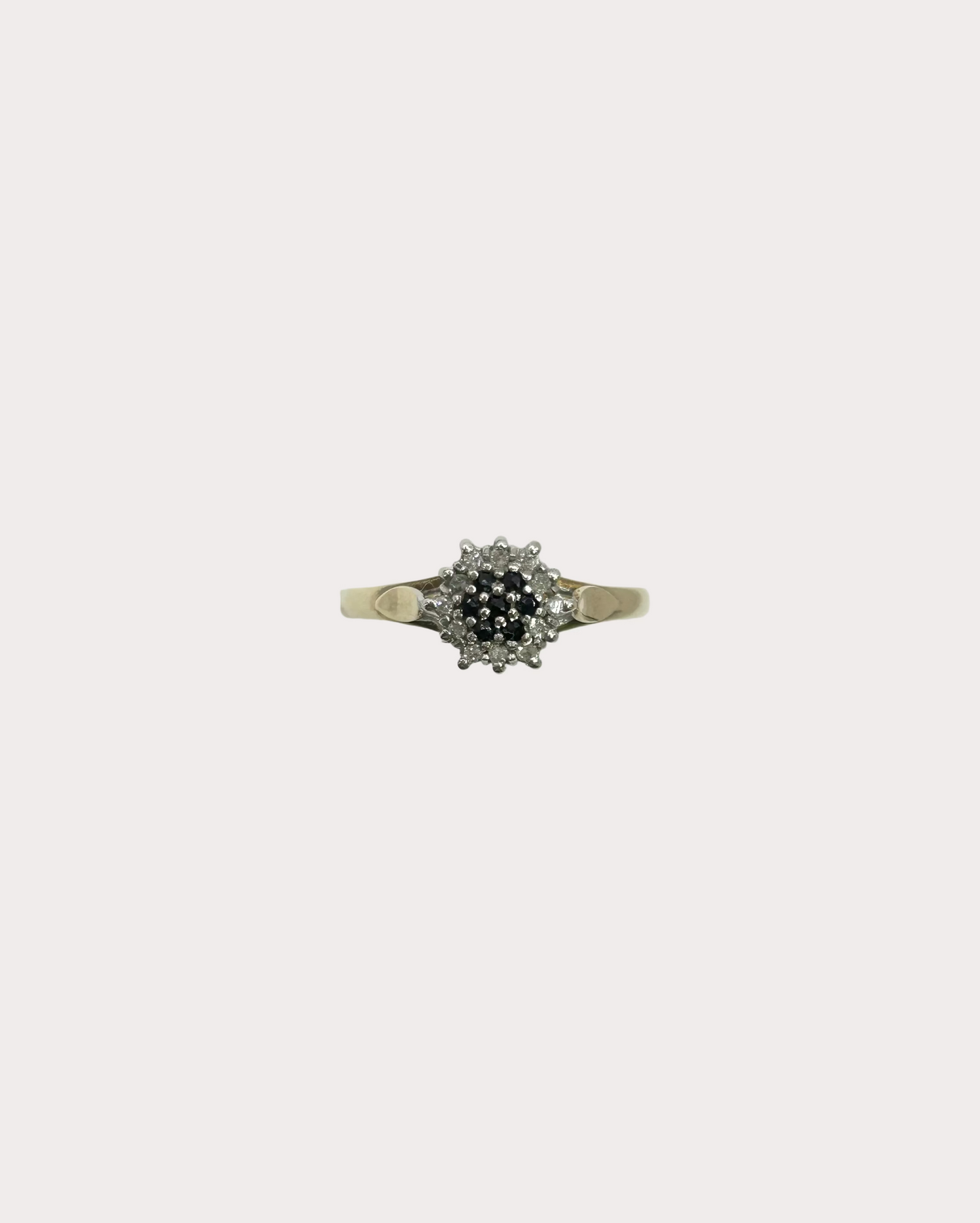 9ct Sapphire And Diamond Ring