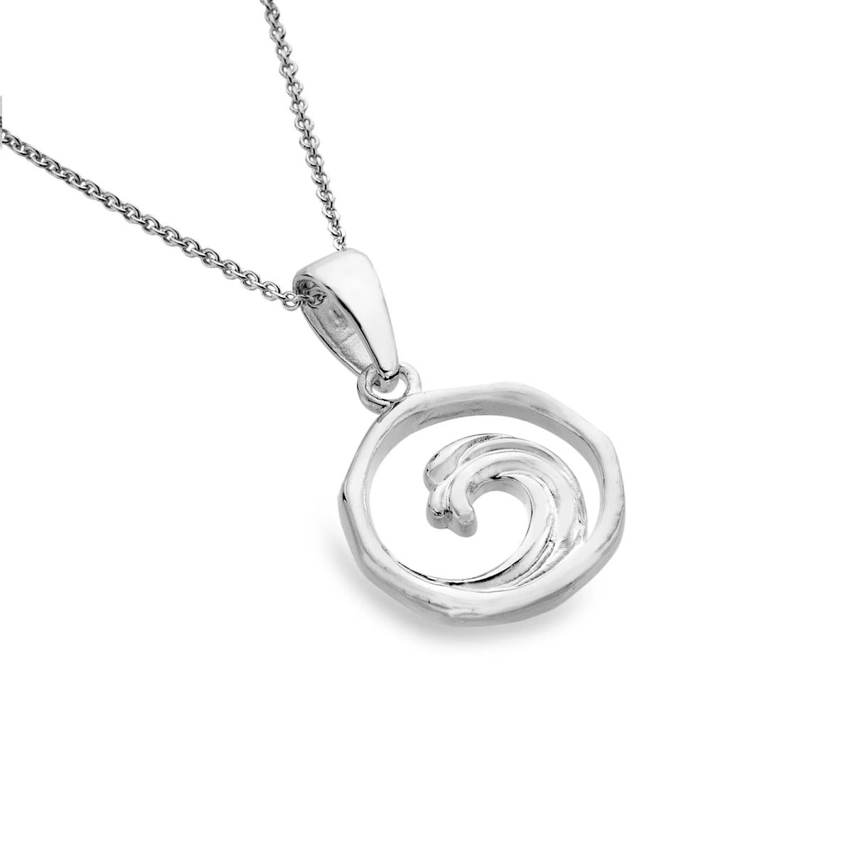 Origins Organic Waves Silver Pendant