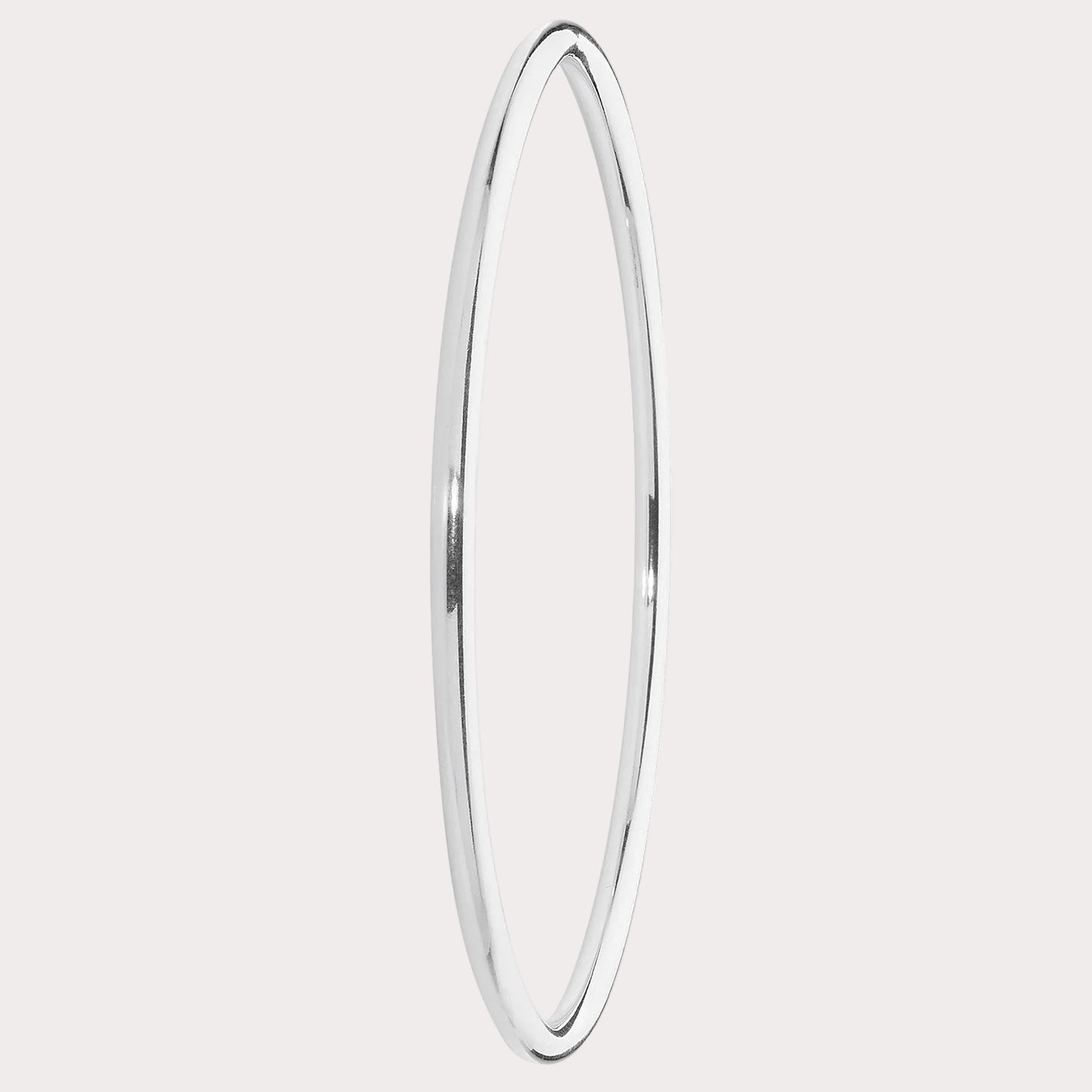 Sterling Silver Plain Bangle