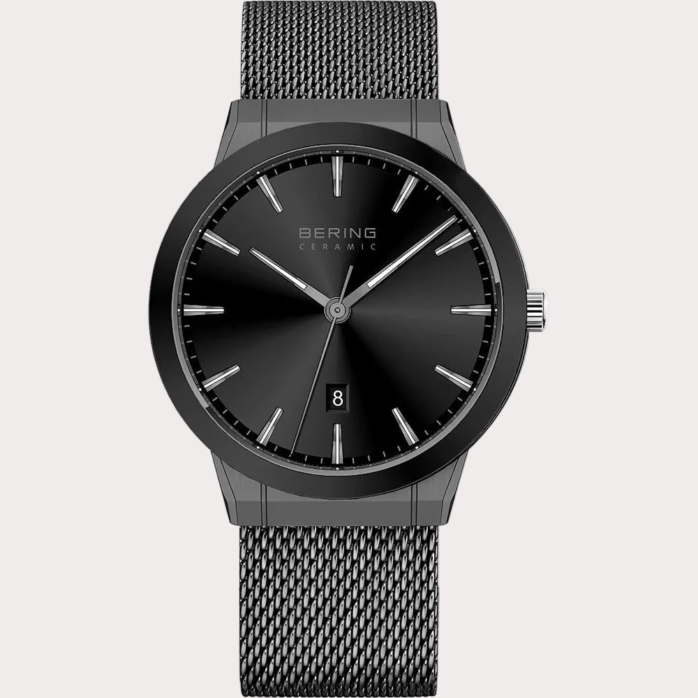 BERING Men's Grey and Black Watch