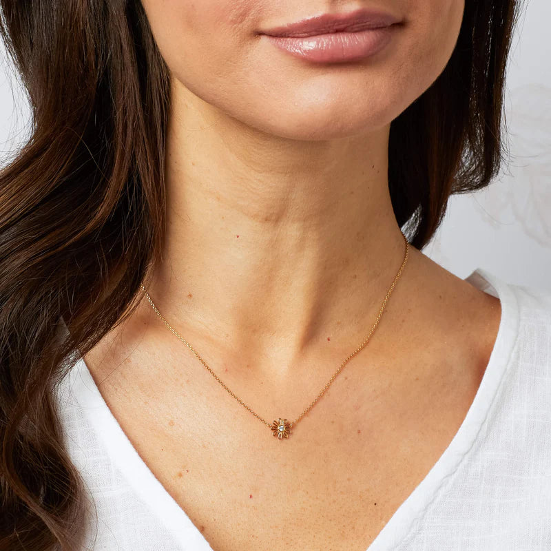 Laura Ashley Thorncliff Gold Daisy Necklace
