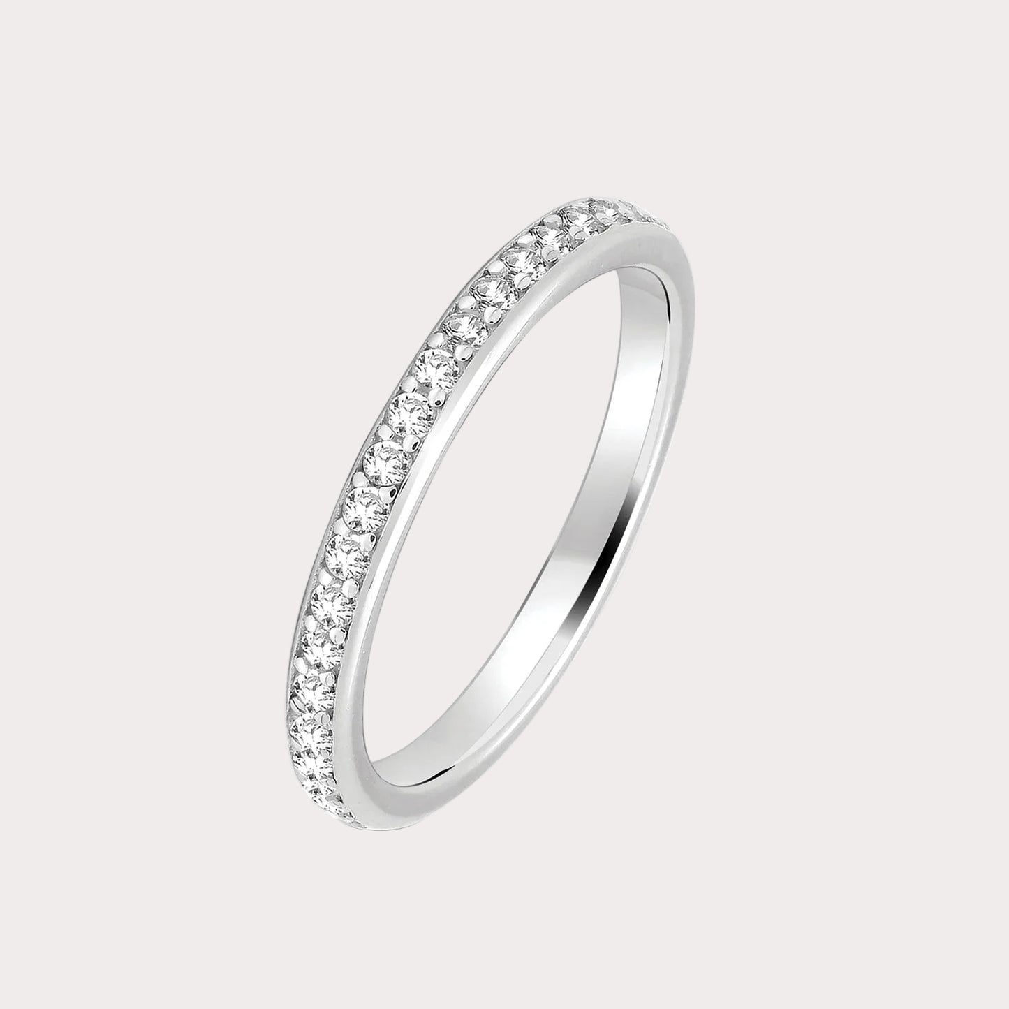 Sterling Silver CZ ET Style Ring