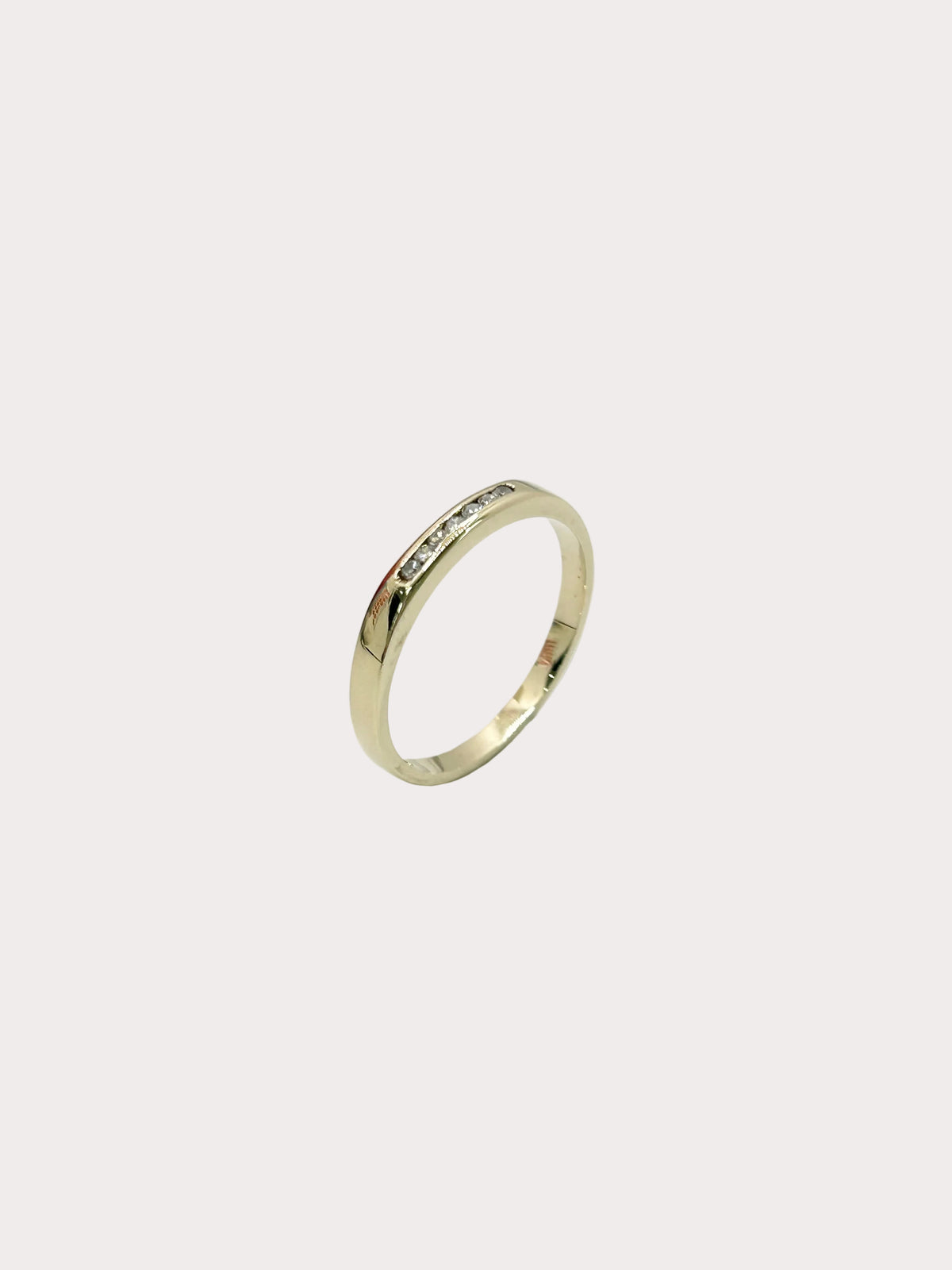 9ct Gold Diamond Half Eternity Ring