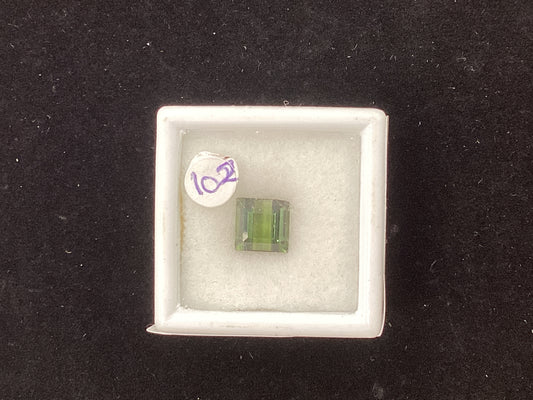 Square Green Tourmaline GT85