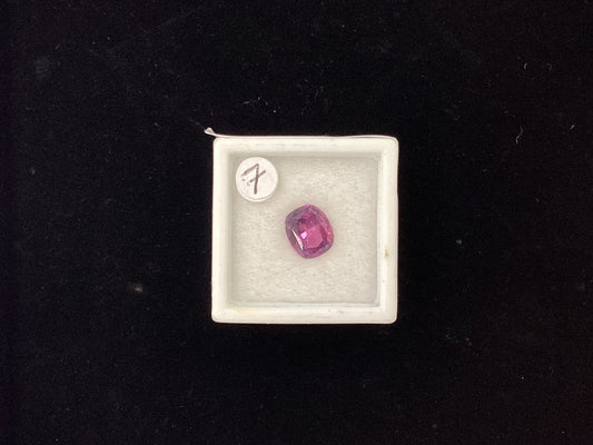 Purple Cushion Sapphire P59 7.2 x 6.1mm