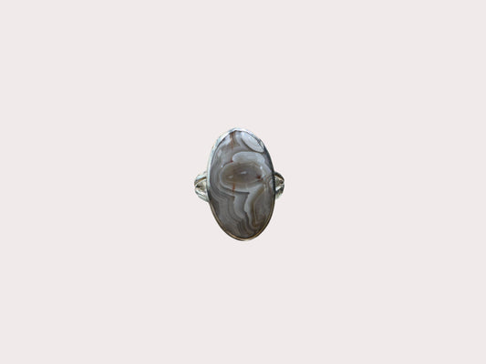 Sterling Silver Ocean Jasper Ring