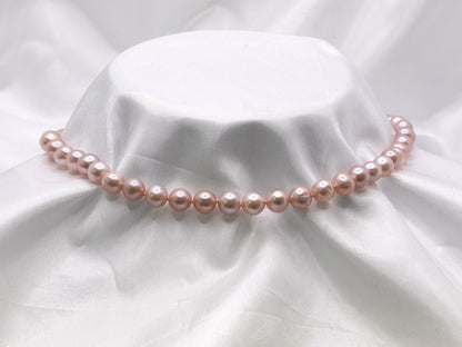Sterling Silver Lavender Freshwater Pearl Necklace
