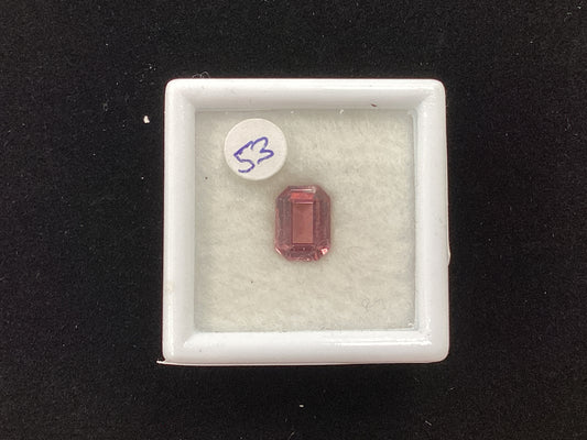 MRJ5272 Octagon Pink Tourmaline 7.4 x 5.4mm 1.223ct