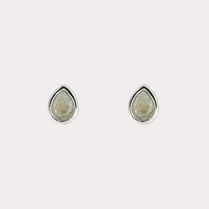 Sterling Silver Semi Precious Natural Studs