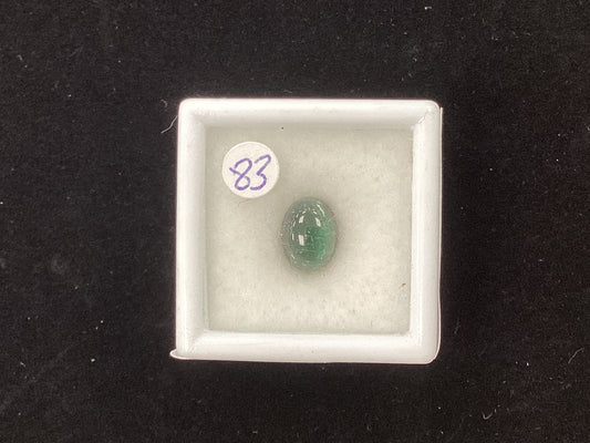 MRJ5302 Cabchon Green Tourmaline 8 x 6mm 1.75ct